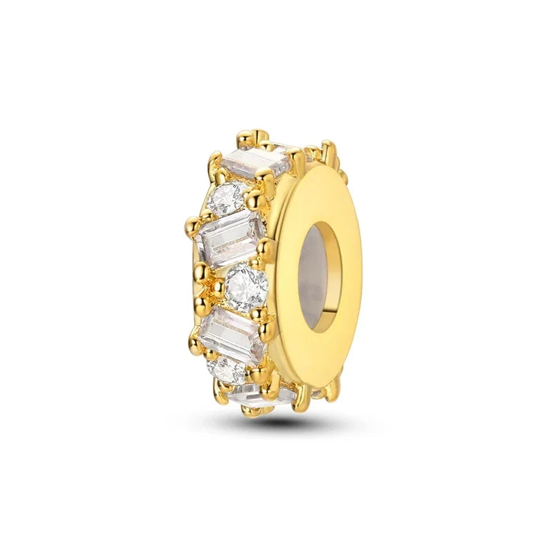 Safety Chains & Spacers collection image - Gold Crystal Spacer Charm