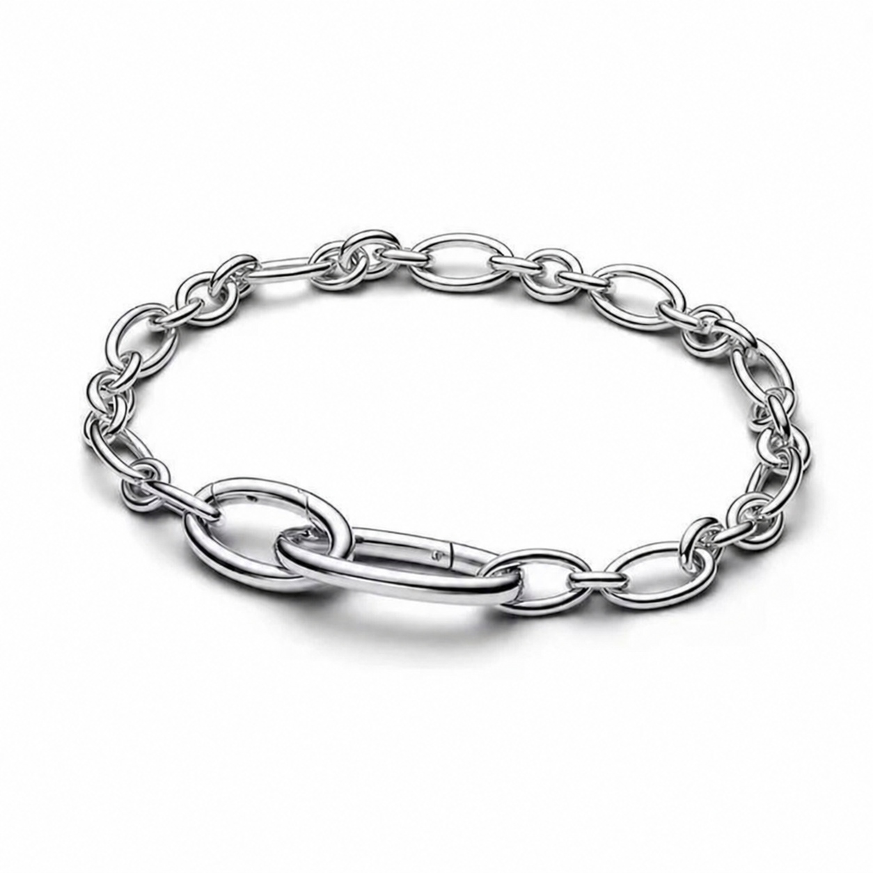 Bracelets collection image - Silver Paperclip Link Bracelet