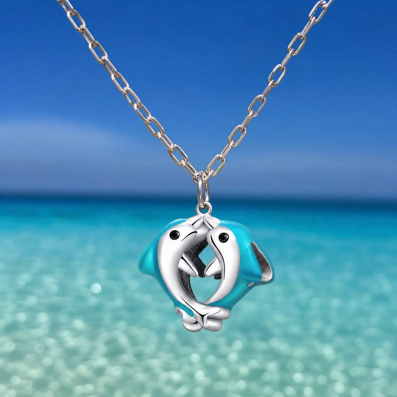 CALEO ocean lifestyle image - Dolphin Duo Ring Charm - ocean-extra-ref05-dolphin-duo-ring-charm - 2026-07-23