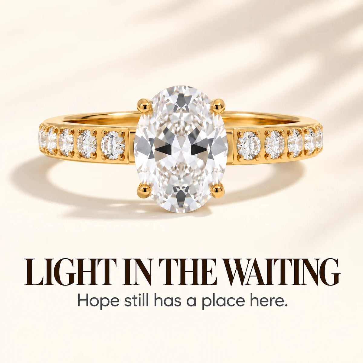 Everlight Solitaire Ring — Light in the Waiting