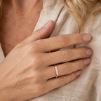 Rose Gold custom engraved SOPHIE name ring