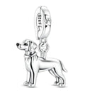 CALEO Charm - Silver Labrador Dog