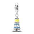 CALEO Charm - Blue Crystal Lighthouse