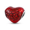 CALEO Charm - Red Enamel Heart
