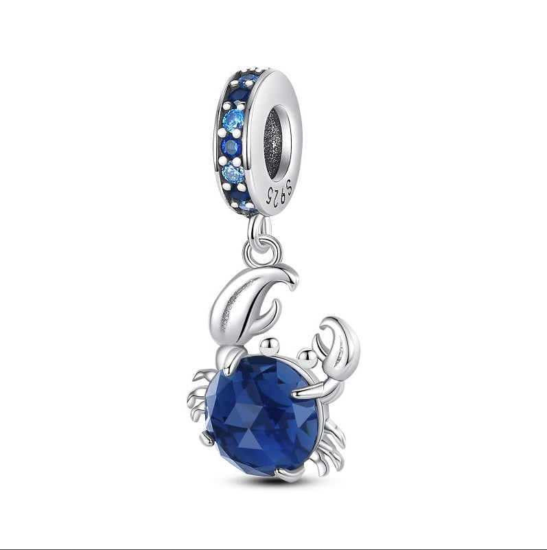 CALEO Charm - Blue Crystal Crab