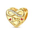 CALEO Charm - Gold Infinity Love Couple Heart