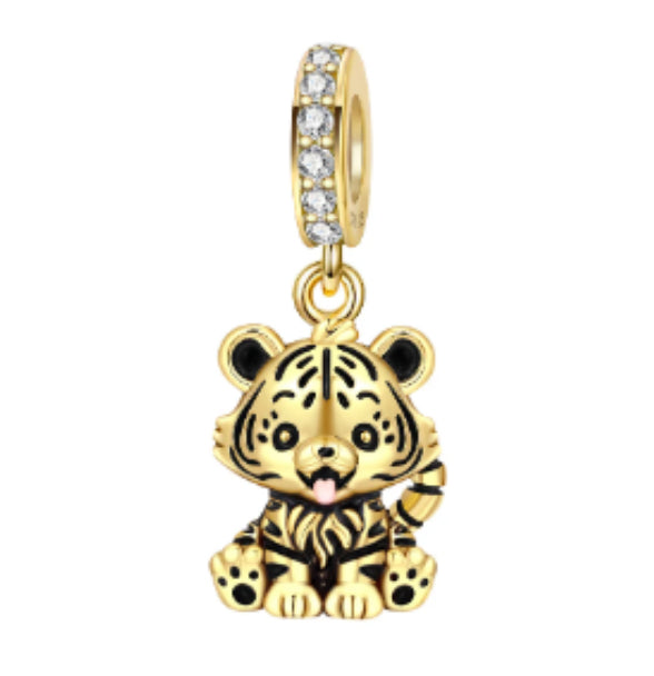 CALEO Charm - Gold Baby Tiger