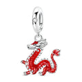 CALEO Charm - Red Chinese Dragon