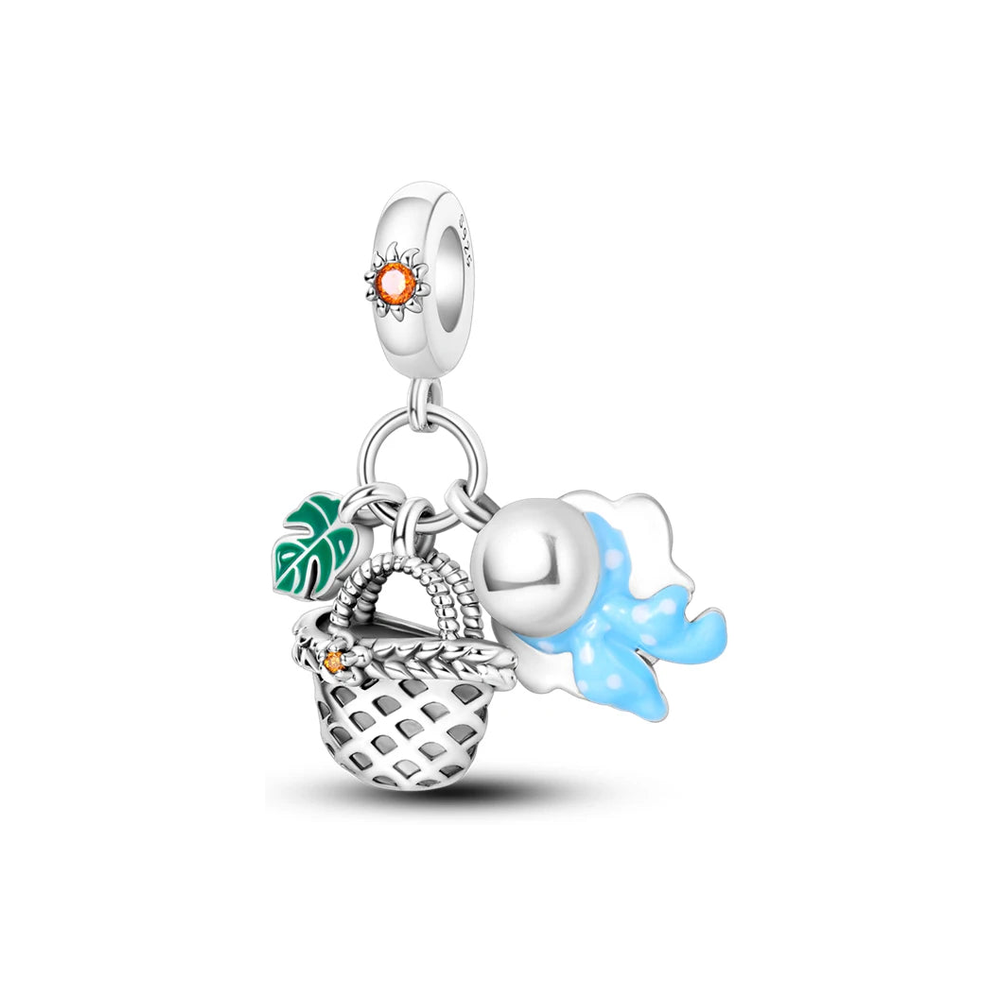 Garden Basket & Watering Can Dangle Charm clean product thumbnail