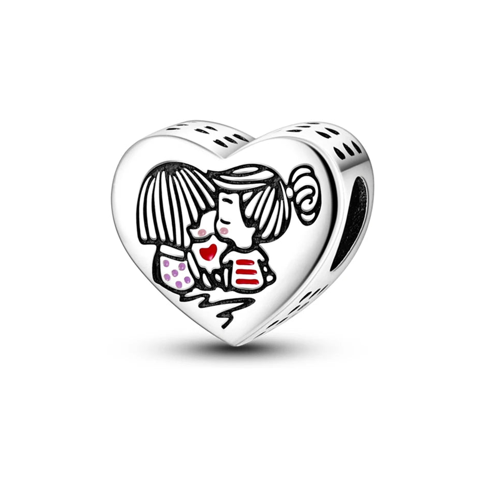 Girl with Ice Cream Heart Charm clean product thumbnail
