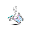 Butterfly & Crystal High Heel Dangle Charm clean product thumbnail