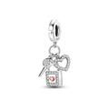 House Key Heart Dangle Charm clean product thumbnail