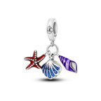 Seashell & Starfish Dangle Charm clean product thumbnail