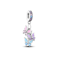 Pastel Butterfly Trio Dangle Charm clean product thumbnail