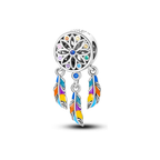 Rainbow Dreamcatcher Dangle Charm clean product thumbnail