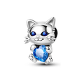 Blue Crystal Cat Charm clean product thumbnail