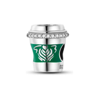 Green Takeaway Coffee Cup Charm clean product thumbnail