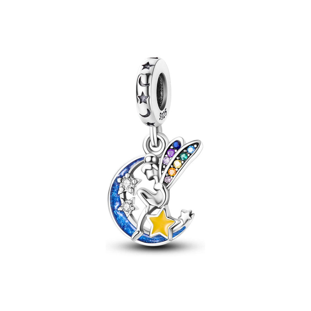 Unicorn Moon & Star Dangle Charm clean product thumbnail
