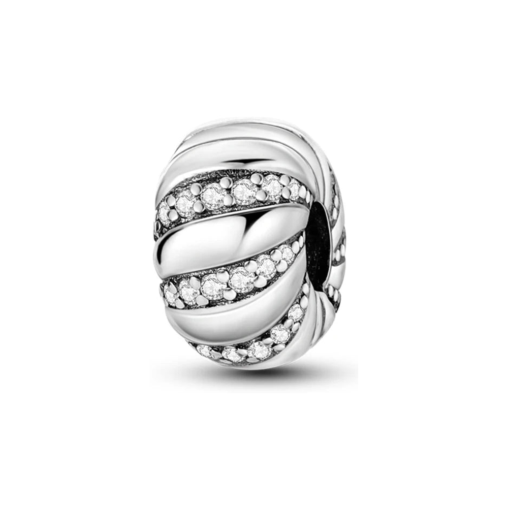 Crystal Twist Bead Charm clean product thumbnail