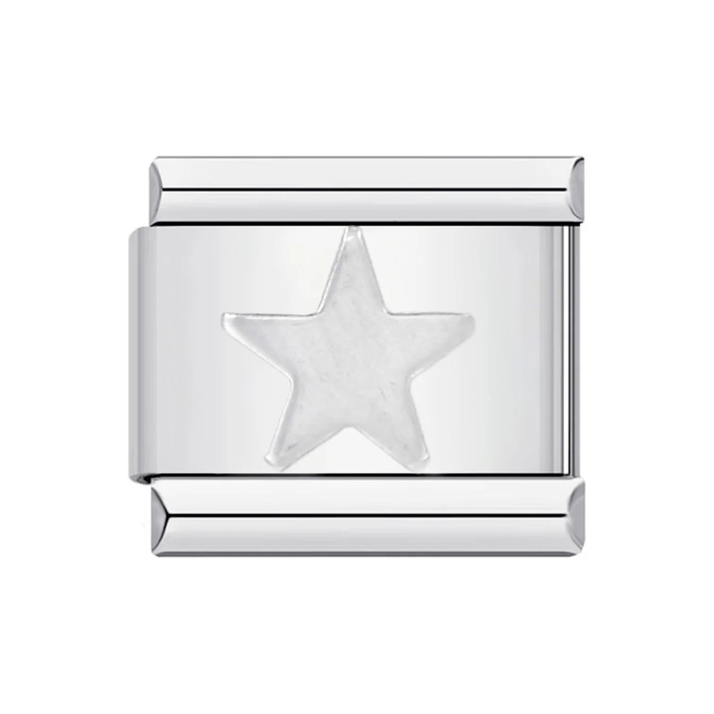 Silver Star Outline Italian Charm clean product thumbnail