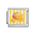 Silver Mango Stripe Italian Charm clean product thumbnail