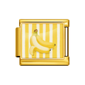 Gold Banana Stripe Italian Charm clean product thumbnail