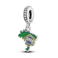 CALEO Charm - Brazil Map Flag