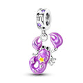 CALEO Charm - Purple Scorpio Zodiac