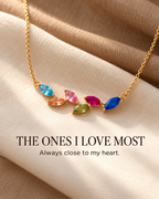 Family Birthstone Necklace
