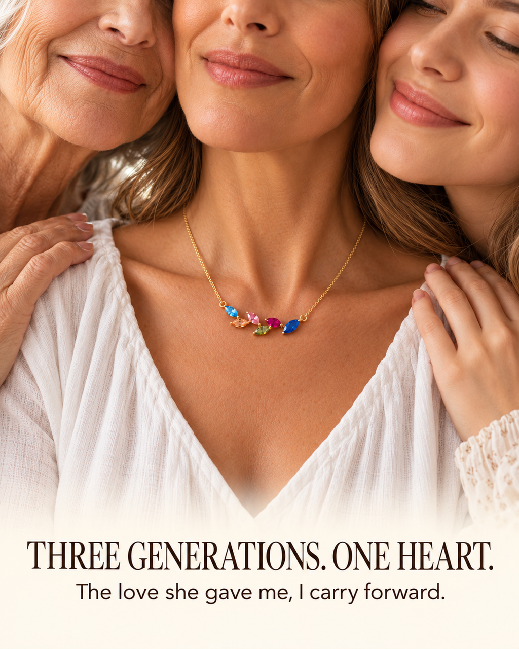Family Birthstone Necklace