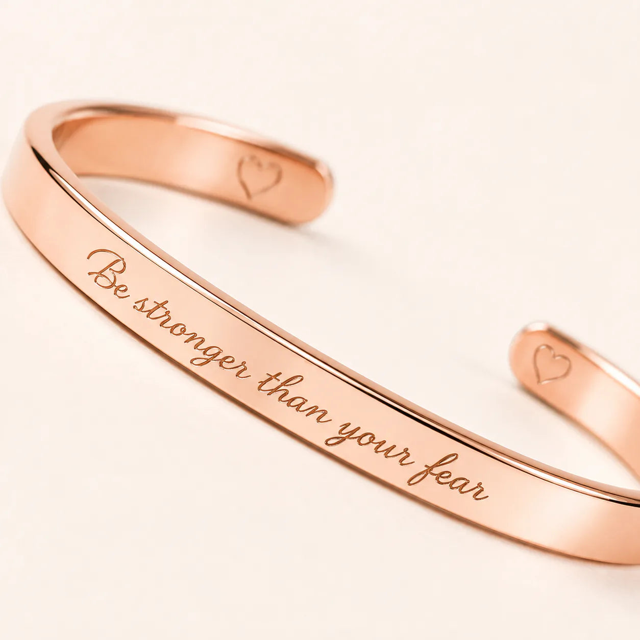 Engraved Mantra Cuff Bracelet