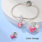 925 Silver Color Strawberry Cherry Apple Avocado Fruit Charms Beads Fit Qikaola 925 Original Bracelets Fine DIY Birthday Jewelry
