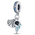 Seashell & Mermaid Tail Dangle Charm