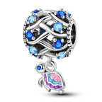 Blue Sea Turtle Reef Charm