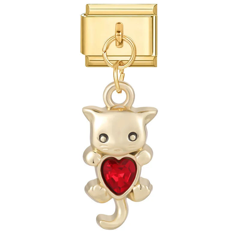 Red Heart Kitten Italian Charm