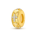 Gold Star Spacer Charm