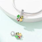 925 Silver Plating Colorful Butterfly Insect Animal Charms Beads Sparkling Zircon Fit Qikaola 925 Original Bracelets DIY Jewelry