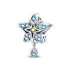 Blue Star Drop Charm