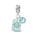 Wheel of Fortune Tarot Card Charm