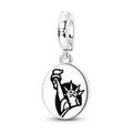 Statue of Liberty Portrait Medallion Charm