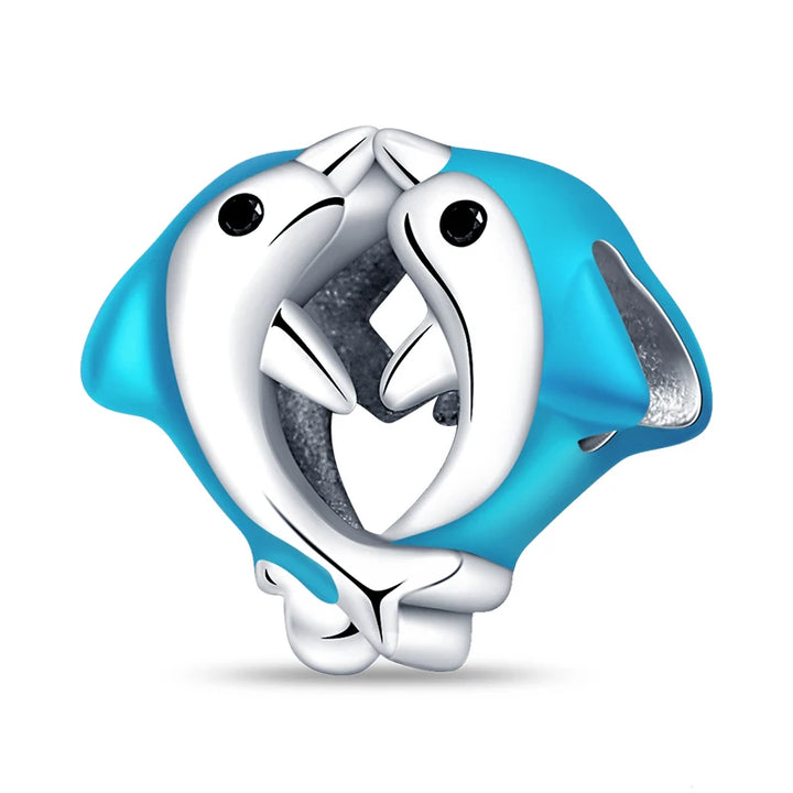 Dolphin Duo Ring Charm
