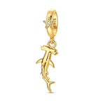 Gold Cross Dangle Charm