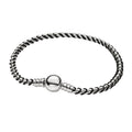Silver Rope Chain Bracelet