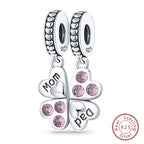 Fit Original 925 Sterling Silver Charms Beads Little Bear Lamb Little Flying Pig Pink Charms For Women DIY Birthday Jewelry Gift
