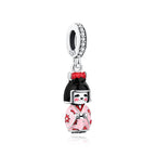 Japanese Kokeshi Doll Dangle Charm