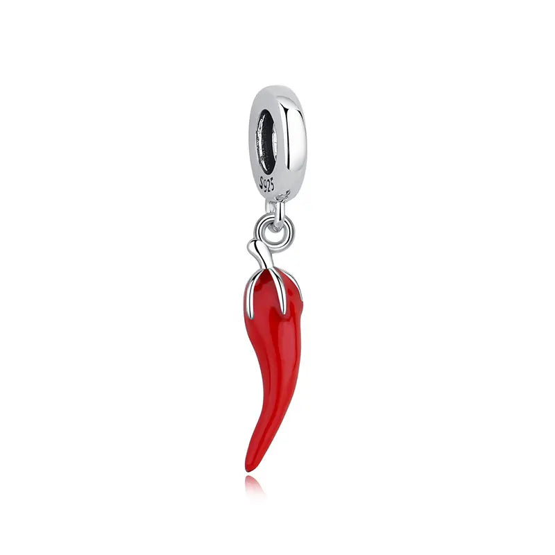 Red Chili Pepper Dangle Charm