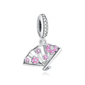 Sakura Folding Fan Dangle Charm