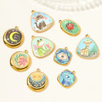 Gold Sunny Day Pendant Charm