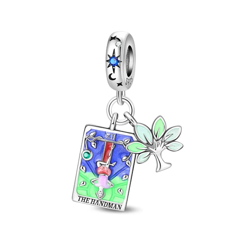 The Hanged Man Tarot Card Charm