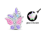 925 Silver Plating Colorful Butterfly Insect Animal Charms Beads Sparkling Zircon Fit Qikaola 925 Original Bracelets DIY Jewelry
